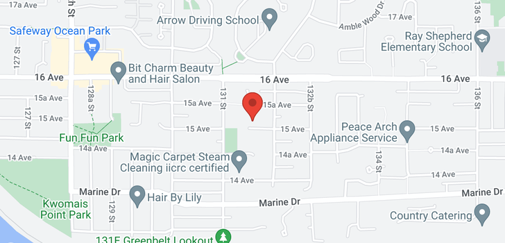 map of 13153 15 AVENUE